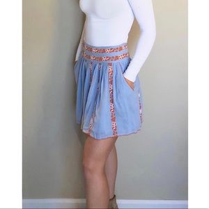 Tory Burch Alexandria Embellished Skirt